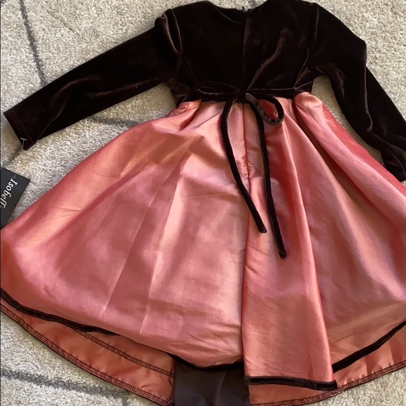 🌆 ISOBELLA & CHLOE HOLIDAY VELVET SATIN DRESS 2T - Picture 8 of 8